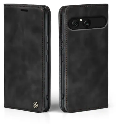 Produktbild von Handy Hülle für Sony Xperia 10 VII Klapphülle Bookcase Flip Cover Handy Tasche Etui Farbe: Schwarz