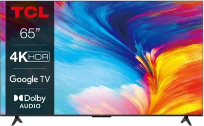 Produktbild von TCL P63 LED TELEVISION 65 65P631 SMART TV 4K UHD, 165,1 cm (65"), 3840 x 2160 Pixel, 4K Ultra HD, LED, Smart-TV, Schwarz