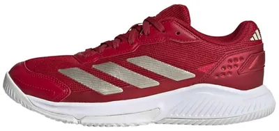 Image de Chaussures de padel Adidas Courtquick "Team Victory Red / Ice Gold Met. / Chalk White" pour Femme