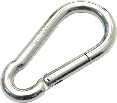 Produktbild von Feuerwehr-Karabiner 60x6 Edelstahl A4