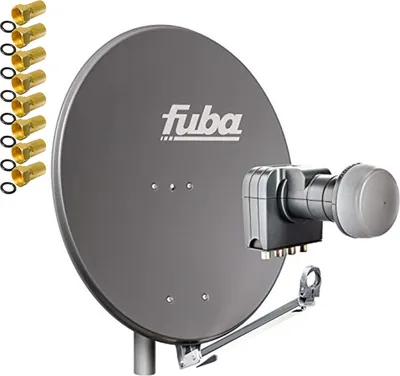Produktbild von Fuba DAL 804 A Sat Satelliten Anlage Schüssel Quad LNB DEK 417 4 Teilnehmer