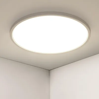 Productafbeelding van Osairous LED plafondlamp, Ø40cm, 36W, platte, ronde plafondlamp, IP44, waterdicht