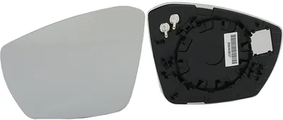 Produktbild von Spiegelglas links passend für VW T-Roc mit Trägerplatte beheizbar 07/17-12/21 96863781 2GA857521 2GA857521B 2GA857521C Johns
