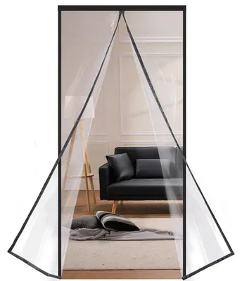 Imagen del producto de Cortinas magnéticas para puertas, con aislamiento térmico, de 90x230 cm