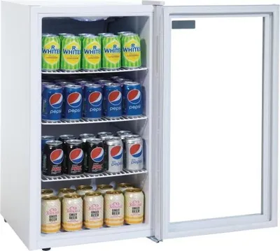 Produktbild von Polar Refrigeration CF750, Merchandiser Kühlschrank, Arbeitsplatte, Weiß, Glas, Stahl, 88 l, 32 °C