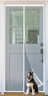 Produktbild von Fliegengitter für Balkontür, Einfache Montage ohne Bohren, Magnetischer Insektenschutz, 90 x 210 cm