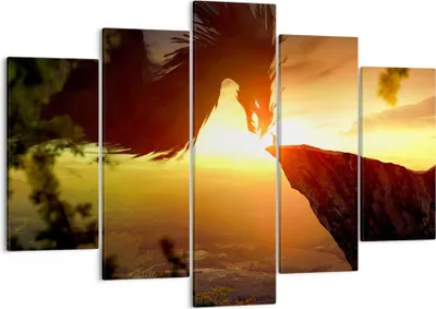 Produktbild von Bild auf Leinwand - Leinwandbild - Drache Rock Kreatur - 150x100cm - Wand Bild - Wanddeko - Leinwanddruck - Bilder - Kunstdruck - Wanddekoration - Leinwand bilder - Wandkunst - EA150x100-3883