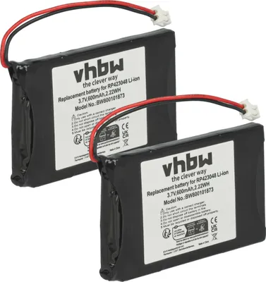 Produktbild von vhbw 2x Akku Ersatz für LZ423048, HI-D6 BT für schnurlos Festnetz Telefon (600 mAh, 3,7 V, Li-Ion)