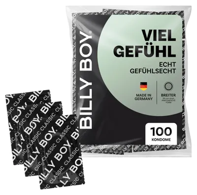 Produktbild von Kondome BILLY BOY Viel Gefühl 100 Stück | 56 mm | Gefühlsecht, Duft