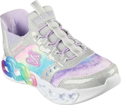 Produktbild von Skechers Infinite Heart Lights Eternal Shimmer Kids Turnschuhe Ohne Schnürsenkel Grau EU 27 Junge Grau EU 27