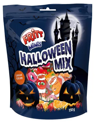 Produktbild von Fritt Minis Halloween Mix gruselig guter Genuss Packung 350g