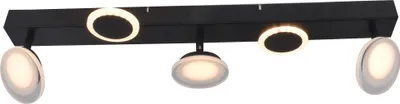 Produktbild von BRILLIANT Meriza LED Spotbalken 3flg schwarz schwarz G99555/06