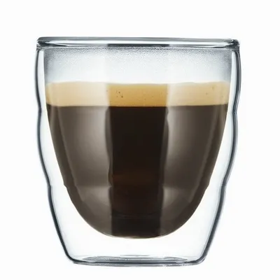 Produktbild von BODUM Thermogläser Espresso Kaffee Gläser 2 tlg. SET Doppelwandig Klein 80 ml