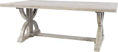 Obrázek produktu pro FURNLUX Jídelní stůl Avola Beige 127cm / Hlavní barva: béžová / Rozměry: 127 x 47 x 71 cm