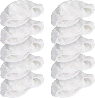 Produktbild von Famanu Mikrofaser-Pads für Dampfreiniger - Set von 10 waschbaren Tüchern