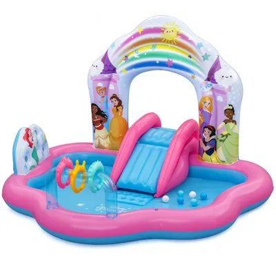 Produktbild von Bestway® Disney® Princess Wasserspielcenter Zauberhafte Welt 221 x 193 x 140 cm