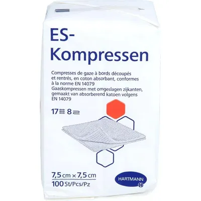 Immagine prodotto di Es-Compresse non sterili 7,5x7,5 cm 8x 100 pz