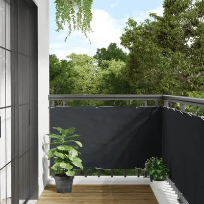 Zdjęcie produktu dla Maison Exclusive – osłona balkonu z tkaniny oxford 75 x 600 cm, antracytowa