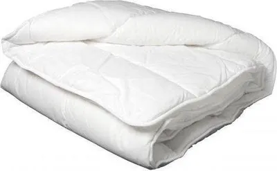 Image de Couverture pour lit bébé Unyqoos® Princess – Housse 100% coton, garnissage en fibres creuses de polyester siliconé, hypoallergénique, blanche, 120 x 150 cm
