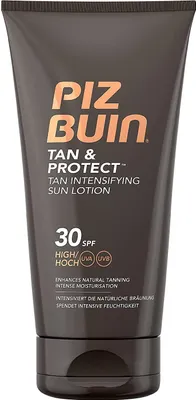Zdjęcie produktu dla Piz Buin Tan & Protect, Emulsja z filtrem przeciwsłonecznym, Ciało, Tubka, 150 ml, Dorośli, 1 szt.