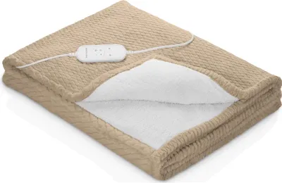 Produktbild von medisana HB 419 Kuschelheizdecke - superweiche flauschige Wärmedecke - sandcreme