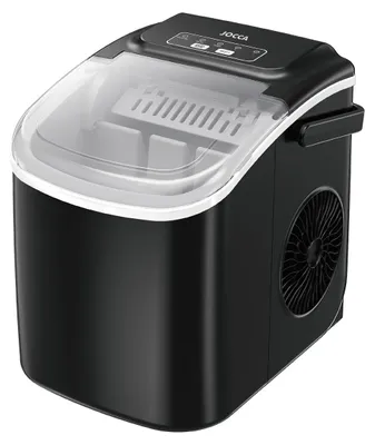 Eismaschine, 12 kg/24h, 2 Eiswürfelgrößen, Selbstreinigung, tragbar