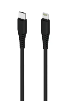 Obrázok produktu pre 2GO 795848 USB kábel 1 m USB 3.2 Gen 1 (3.1 Gen 1) USB C Lightning čierny