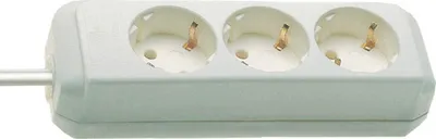 Produktbild von Brennenstuhl Eco-Line Steckdosenleiste 3-fach weiß 1,5m H05VV-F 3G1,5, 1158610015
