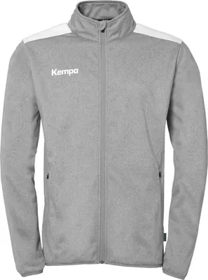 Produktbild von Kempa Trainingsjacke Emotion 27 Poly Jacke Unisex 2005125_01 dark grau melange/weiß XL