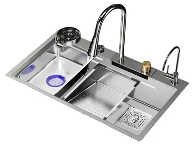 Obrázek produktu pro Dřez do kuchyně, jednodílný, určený k vestavbě, model 7545