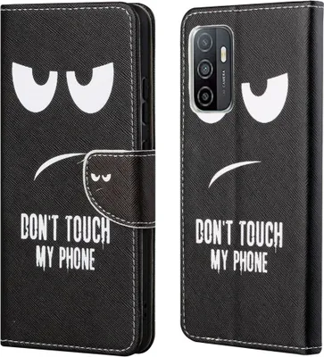 Produktbild von Samsung Galaxy A53 Hülle - Coverup Klapphülle - Don't Touch