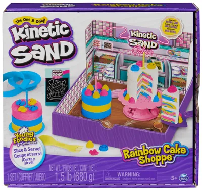 Image de Kinetic Sand Kit boulangerie arc-en-ciel