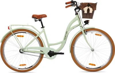 Produktbild von Goetze Style 28 Zoll Citybike, 3-Gang Shimano Nabenschaltung, Tiefeinstieg mit Rücktrittbremse, Damenfahrrad mit Korb