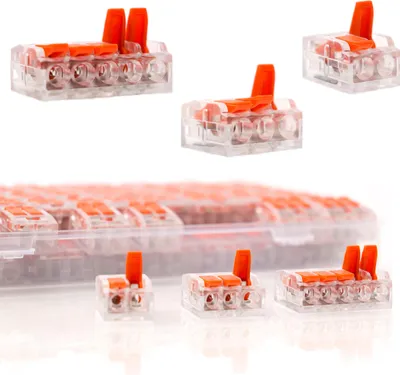 Image de Rosfix Kit de Connecteurs Rapides, 90 Pièces, dans une Boîte en Plastique