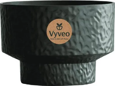 Immagine prodotto di Vyveo - Vaso da fiori Luno - Nero - 28x20