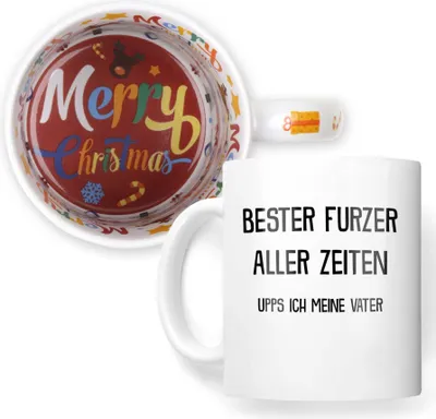 Produktbild von 22Feels Weihnachtsgeschenk Papa Geschenk Vater Tasse Kaffeetasse Männer Haferl Weihnachten