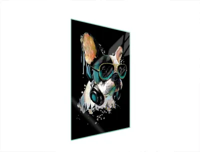 Produktbild von Glasschneidebrett 35x52 Hund
