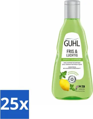 Produktbild von Guhl - Shampoo - Frisch & Luftig - 250 ml - Vorteilspack - 25 Stücke