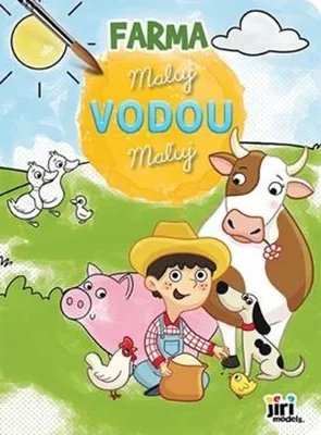 Image de Coloriage Peins avec de l'eau  La ferme