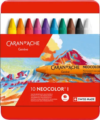 Produktbild von CARAN D'ACHE Wachsmalstift NEOCOLOR I 10er Etui