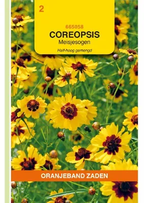 Imagen del producto de Semillas de Calliopsis bicolor (flor de color naranja) - 1 paquete