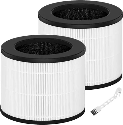 Obrázok produktu pre Náhradný filter 3v1, 2 ks, H13 HEPA a aktívne uhlie, pre čističku vzduchu