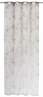 Immagine prodotto di Elbersdrucke tenda semitrasparente occhiello sciarpa Kyoto beige-bianco 140x255 cm 198565 tenda per soggiorno camera da letto cucina corridoio cameretta