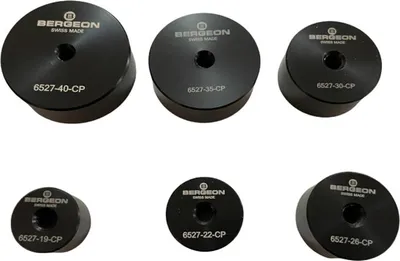 Obrázek produktu pro Bergeon 6527-6CP Závorné Kalíšky pro Zakroucené Minerální Hodinky Ø19-40mm