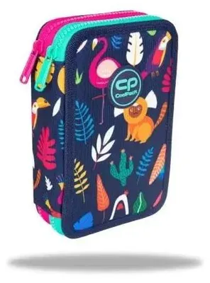 Produktbild von Federmäppchen mit zwei Fächern und Zubehör für Mädchen, Lady Color, Coolpack
