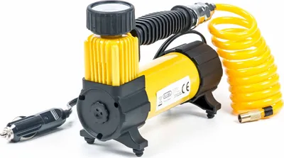 Obrázek produktu pro Vzduchový kompresor se 3 adaptéry, dlouhý kabel, připojení 12V, 100 PSI/7 barů