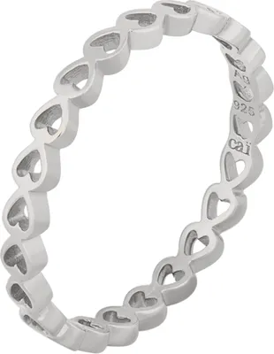 Produktbild von cai Ring 925/- Sterling Silber weiß 058 (18,5) ohne Stein 274270224