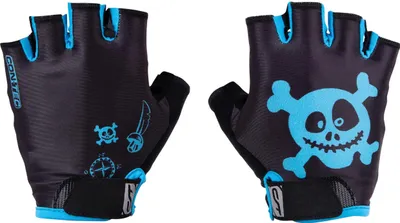 Productafbeelding van Contec Kinderhandschoen, Piratenmotief, maat S, zwart/blauw