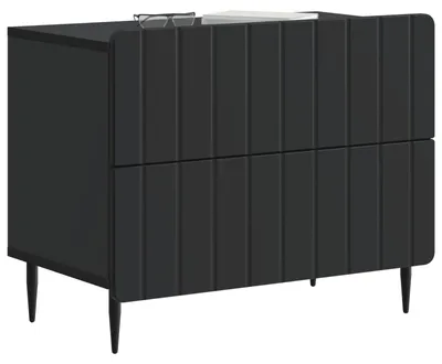 Obrázok produktu pre Nočný stolík Čierna 62 x 34,5 x 49,5 cm Kompozitné drevo