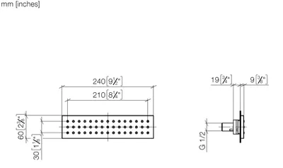 Produktbild von Dornbracht 36527979-26 WATER BAR UP-Seitenbrause